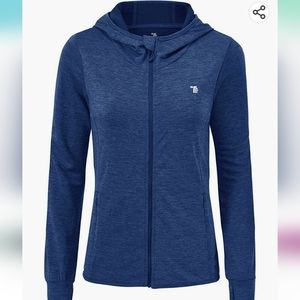 Navy Blue Lightweight Hiking Hoodie